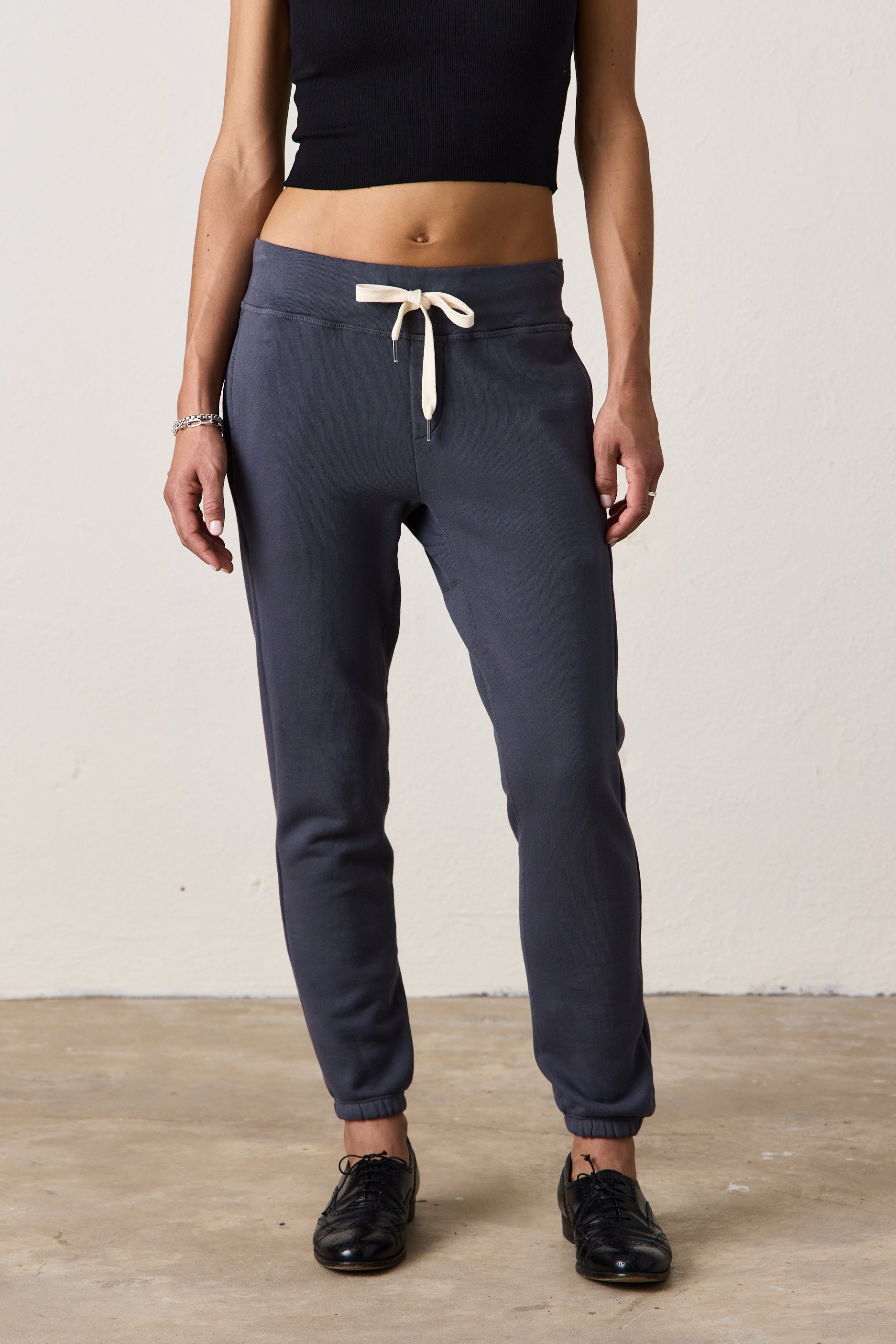 SAYDE SLIM LOOP TERRY SWEATPANT