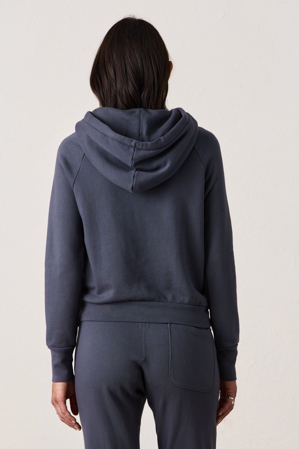 LISSE FITTED LOOP TERRY HOODY