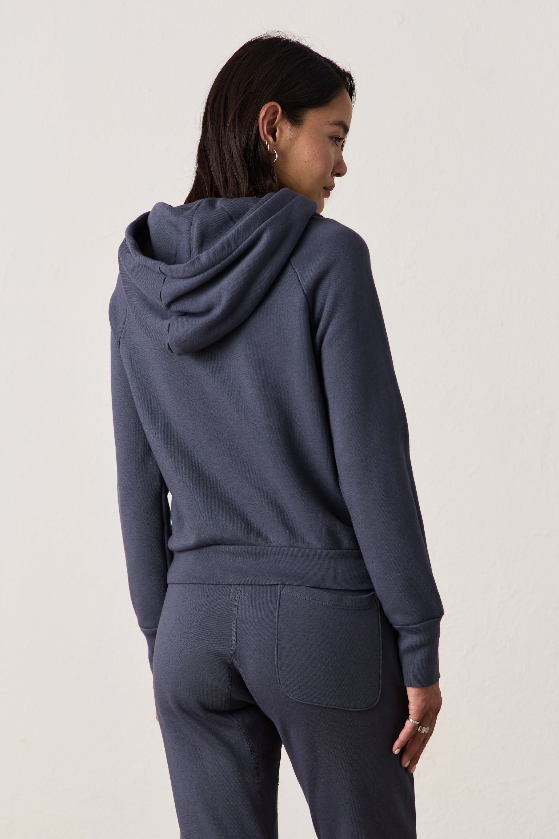 LISSE FITTED LOOP TERRY HOODY