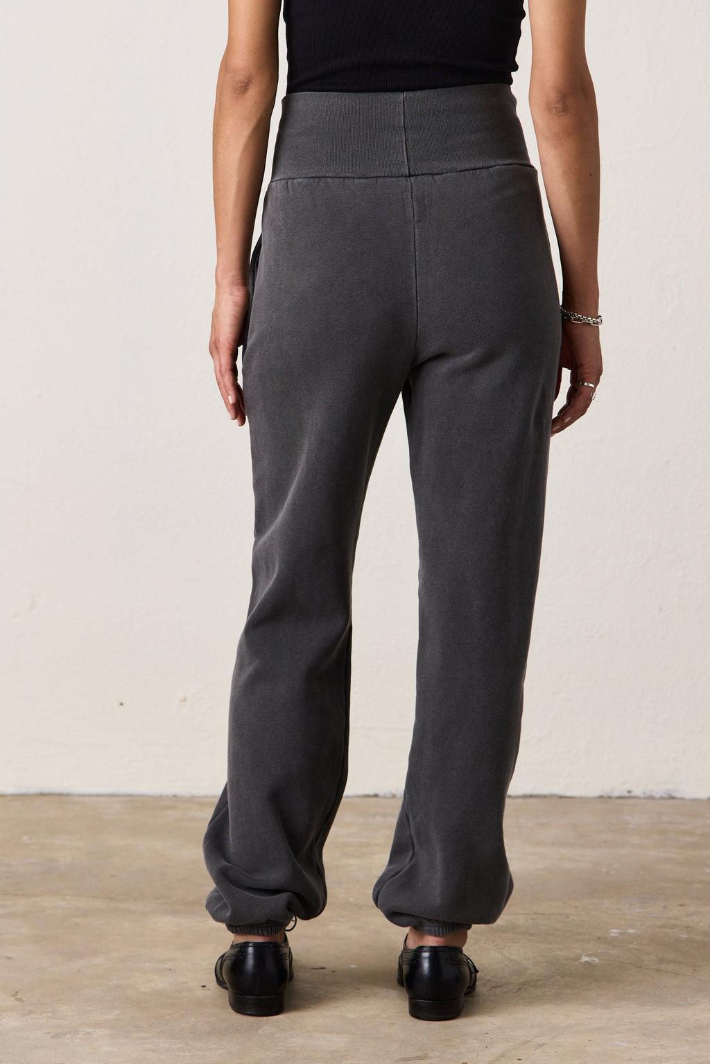 BLAKES RIB WAISTED COZY FLEECE SWEATPANT