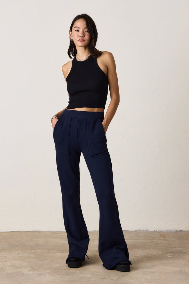 Rusty Side Slit Loop Terry Sweatpant Hover Image