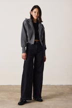 DELTA HIGH WAIST WIDE LEG JEAN