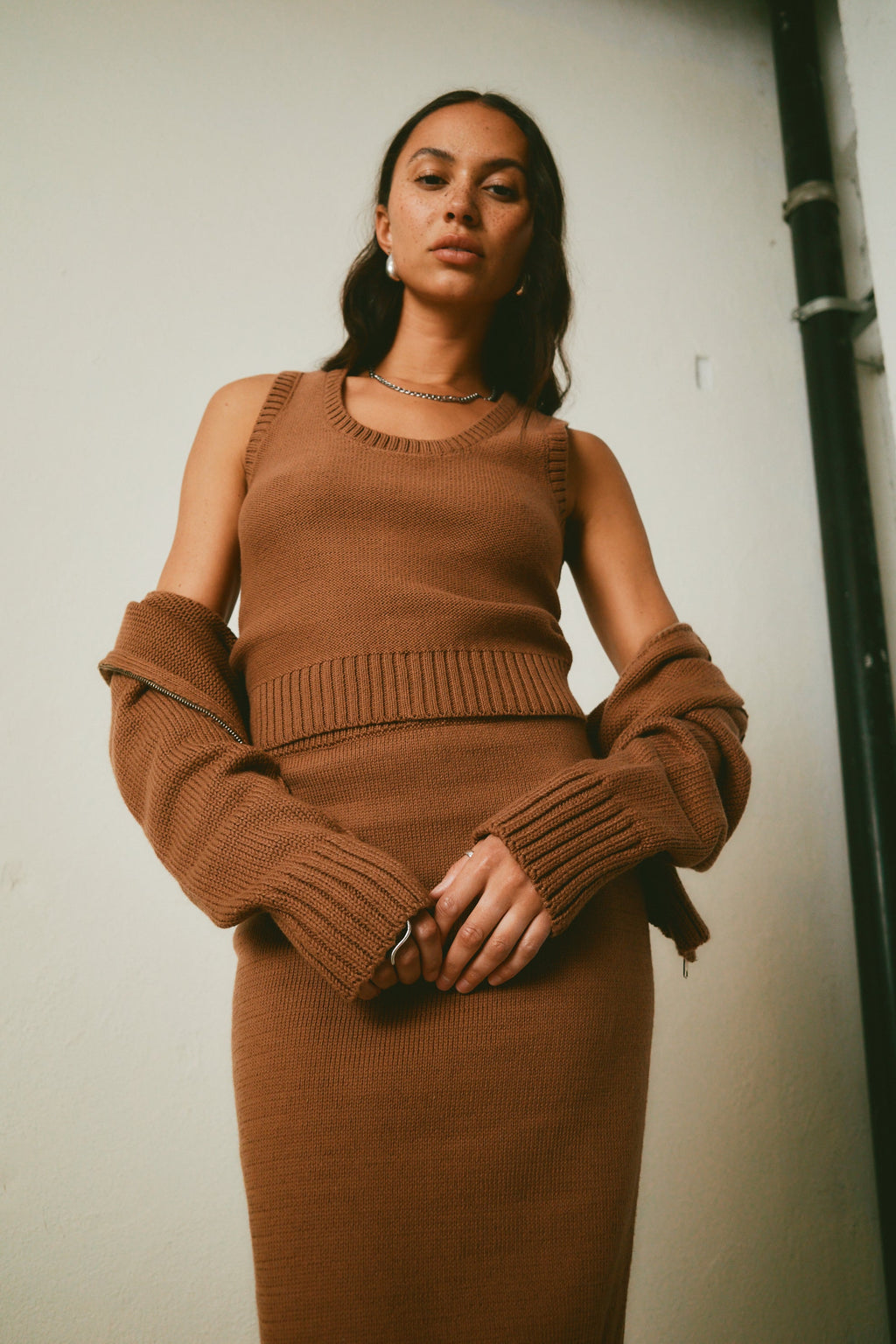 Valeria Cotton Sweater Tank