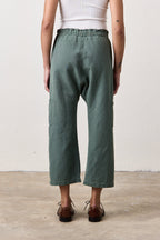 Shailey Paperbag Waist Linen Cotton Pant