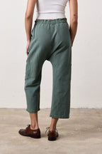 Shailey Paperbag Waist Linen Cotton Pant