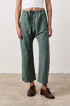 CARLSON LINEN COTTON TIE PANT