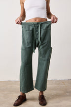 CARLSON LINEN COTTON TIE PANT