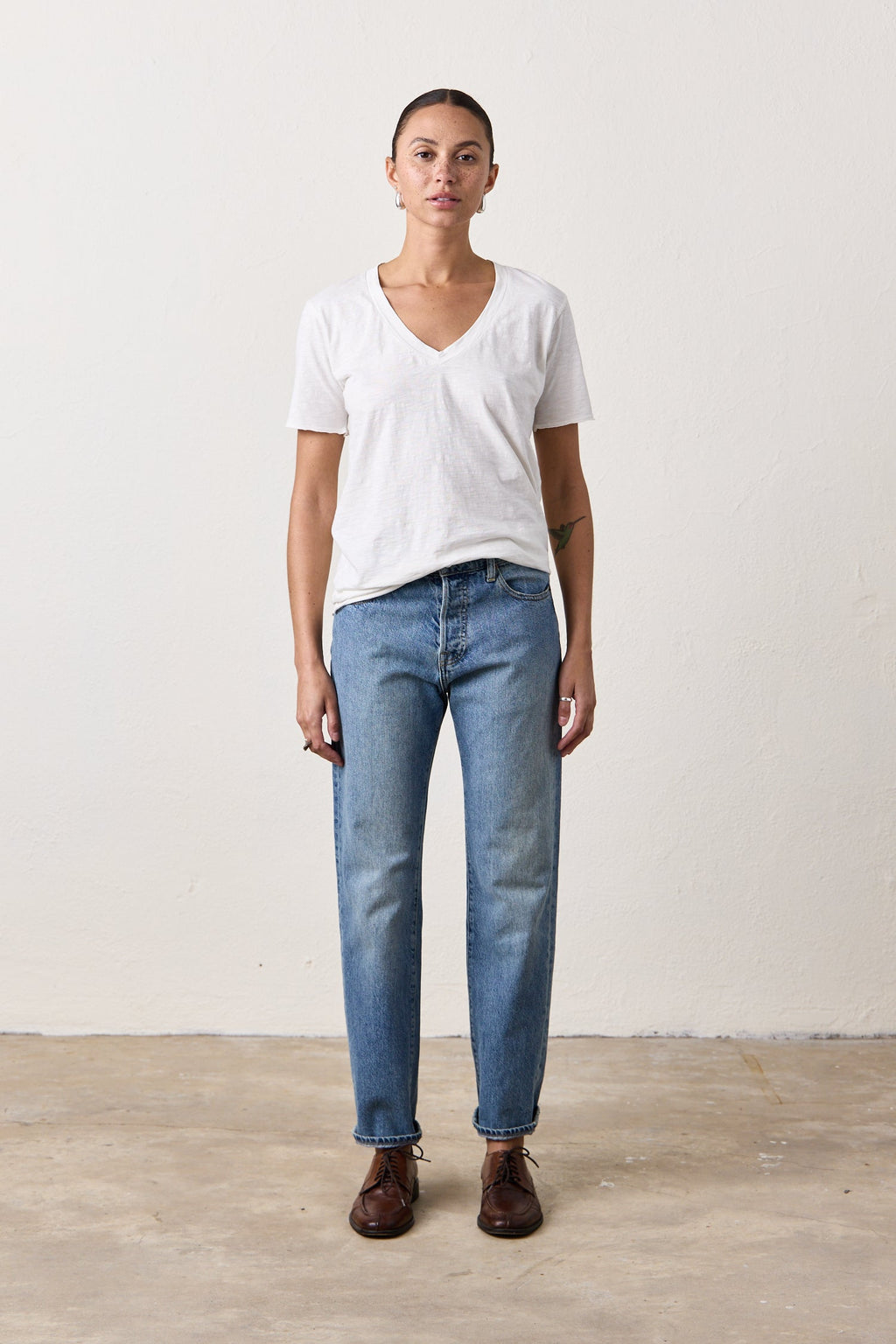 CORA RELAXED SLUB JERSEY V