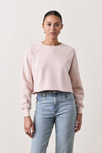 MARCO CROP COZY FLEECE SWEATSHIRT