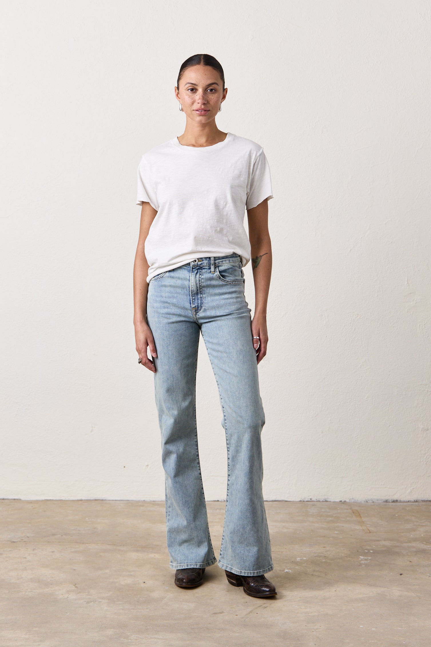 MOORE RELAXED SLUB JERSEY TEE