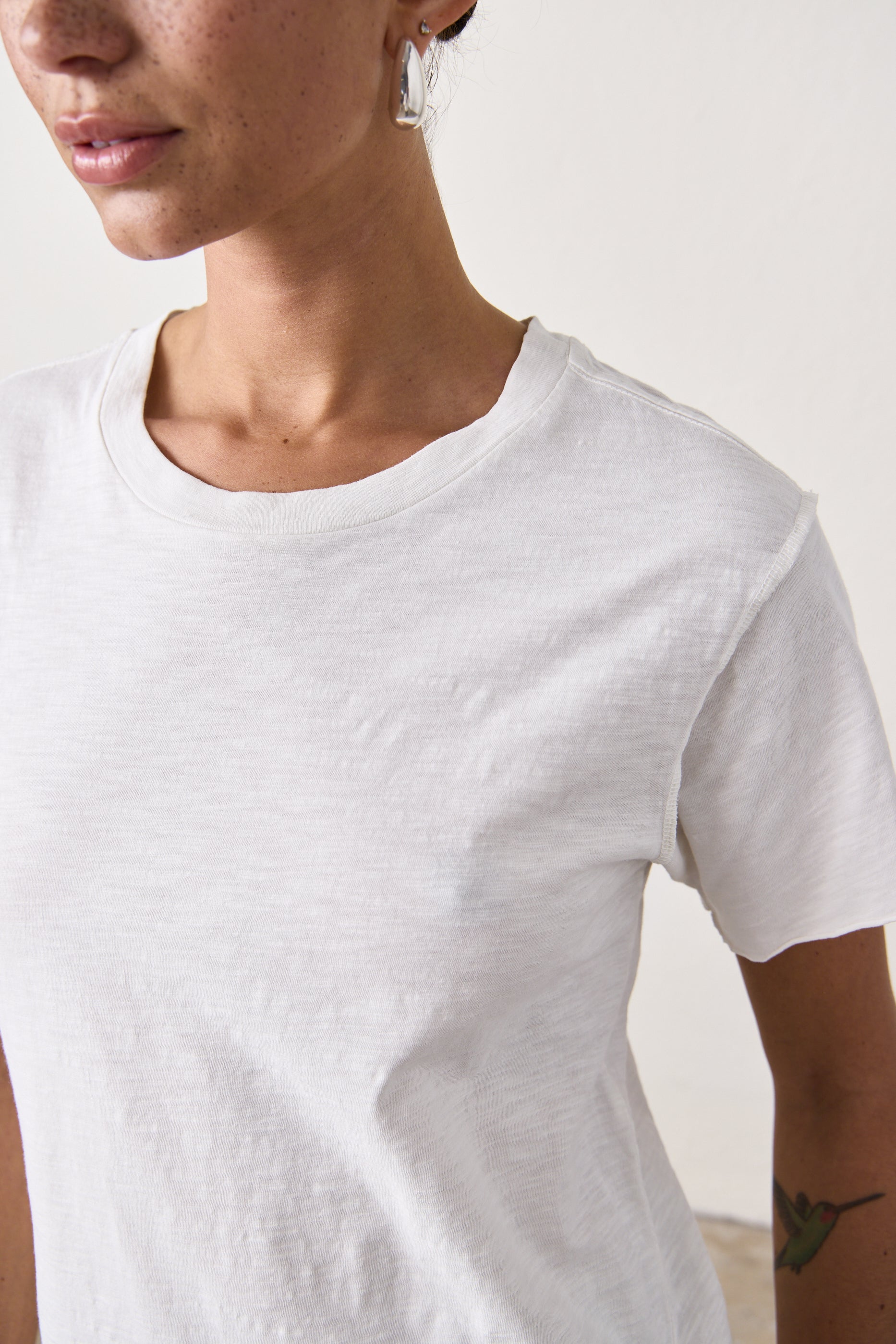 MOORE RELAXED SLUB JERSEY TEE