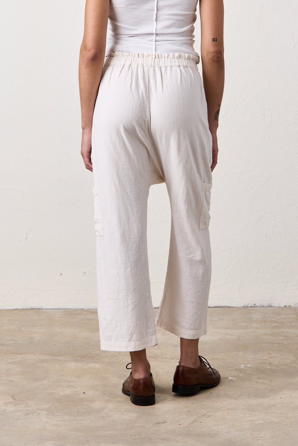 Shailey Paperbag Waist Linen Viscose  Pant