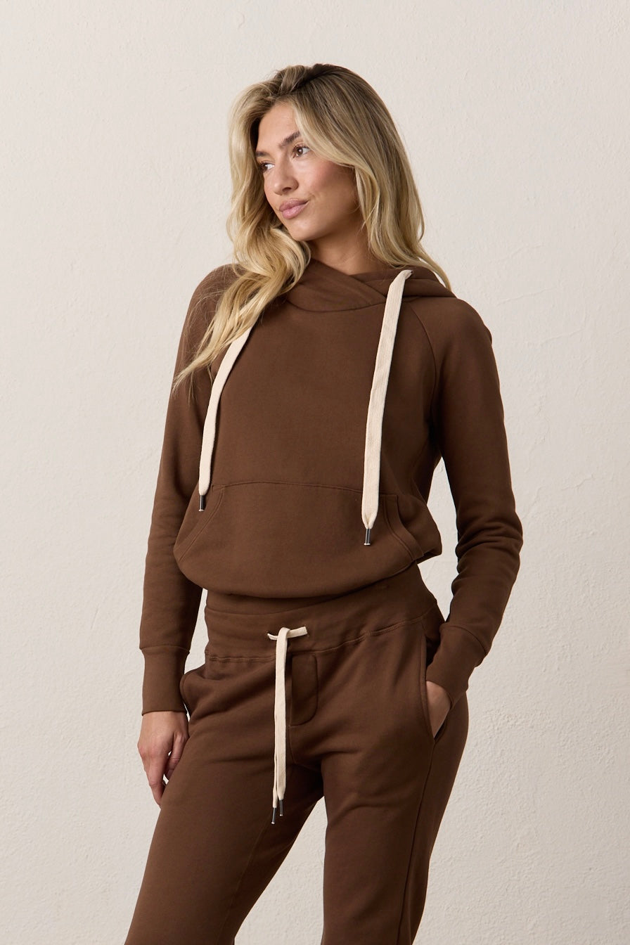Lisse Fitted Loop Terry Hoodie