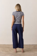 Alessi Shrunken Stripe Slub Jersey Tee