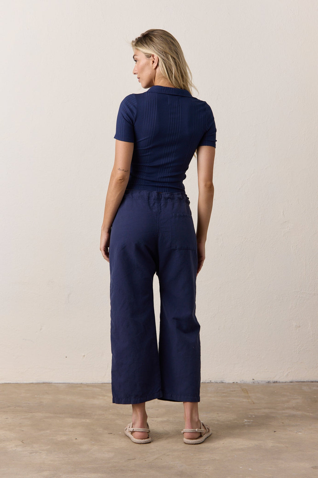 Alden Snap Front Variegated Rib Polo