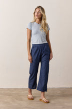 Tara Lux Jersey Mini Crew Tee