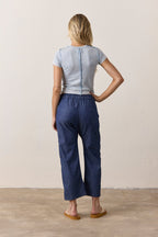 Tara Lux Jersey Mini Crew Tee