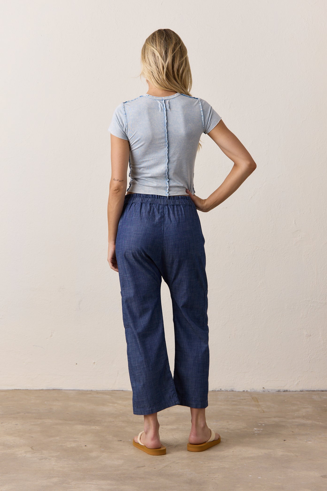 Tara Lux Jersey Mini Crew Tee