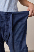 Carlson Linen Cotton Tie Pant