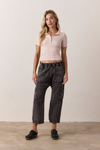 Shailey Paperbag Waist Linen Cotton Pant