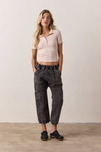 Shailey Paperbag Waist Linen Cotton Pant