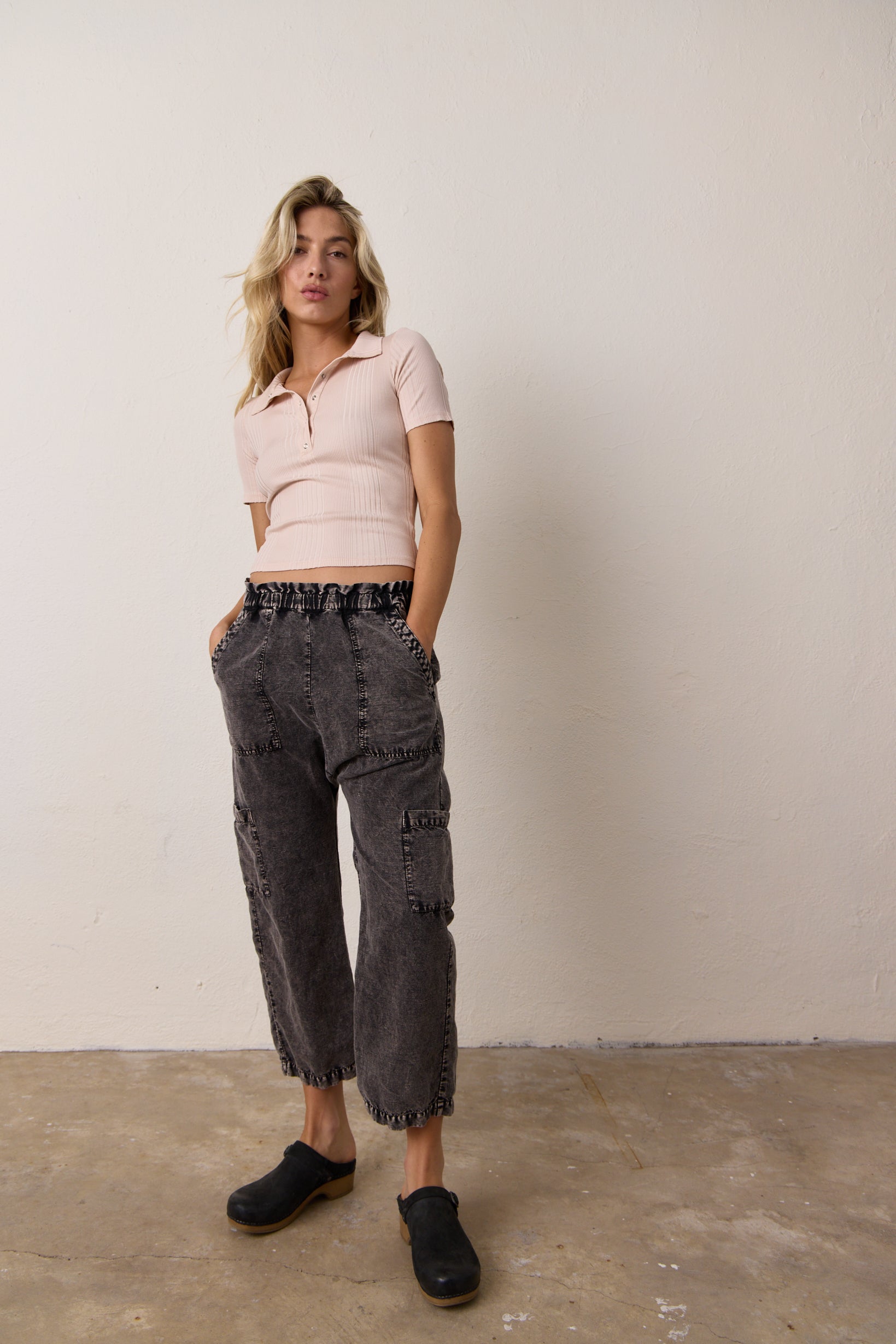 Shailey Paperbag Waist Linen Cotton Pant