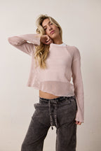 Laurel Boxy Mesh Tee