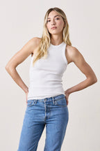 Alexa Fitted Rib Tank