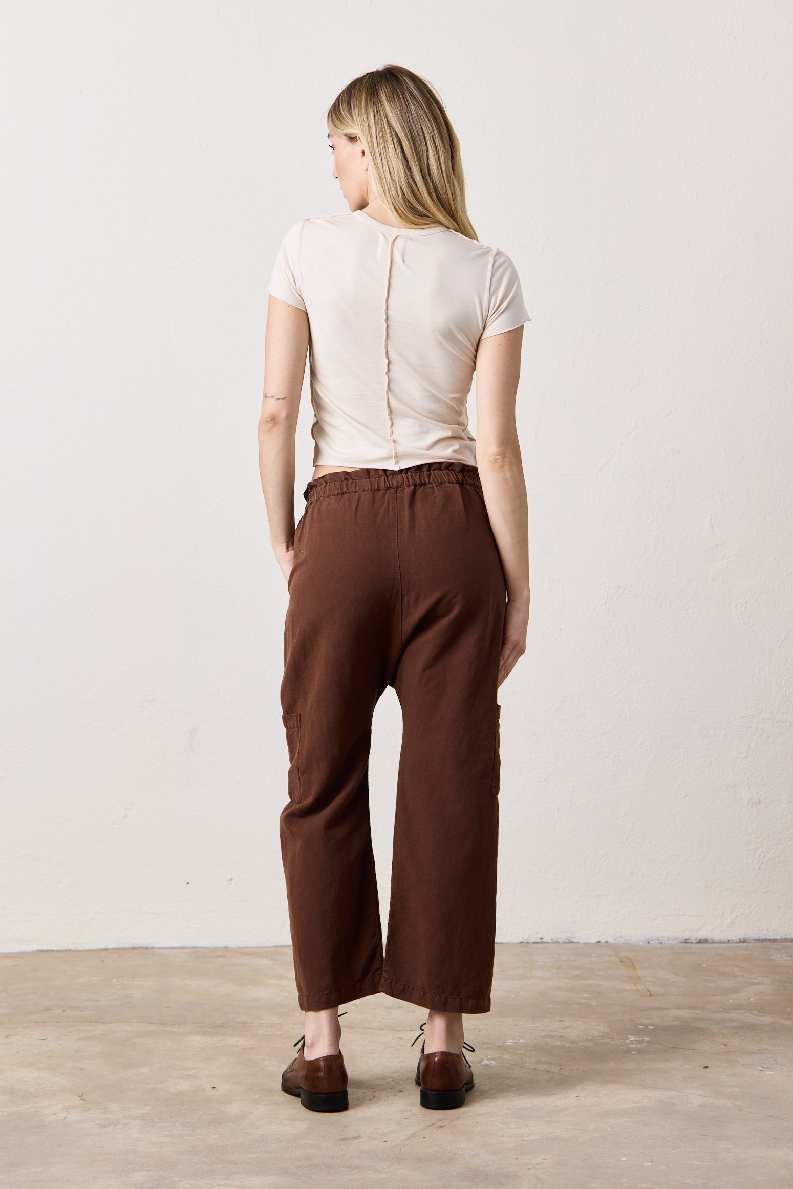 Tara Lux Jersey Mini Crew Tee