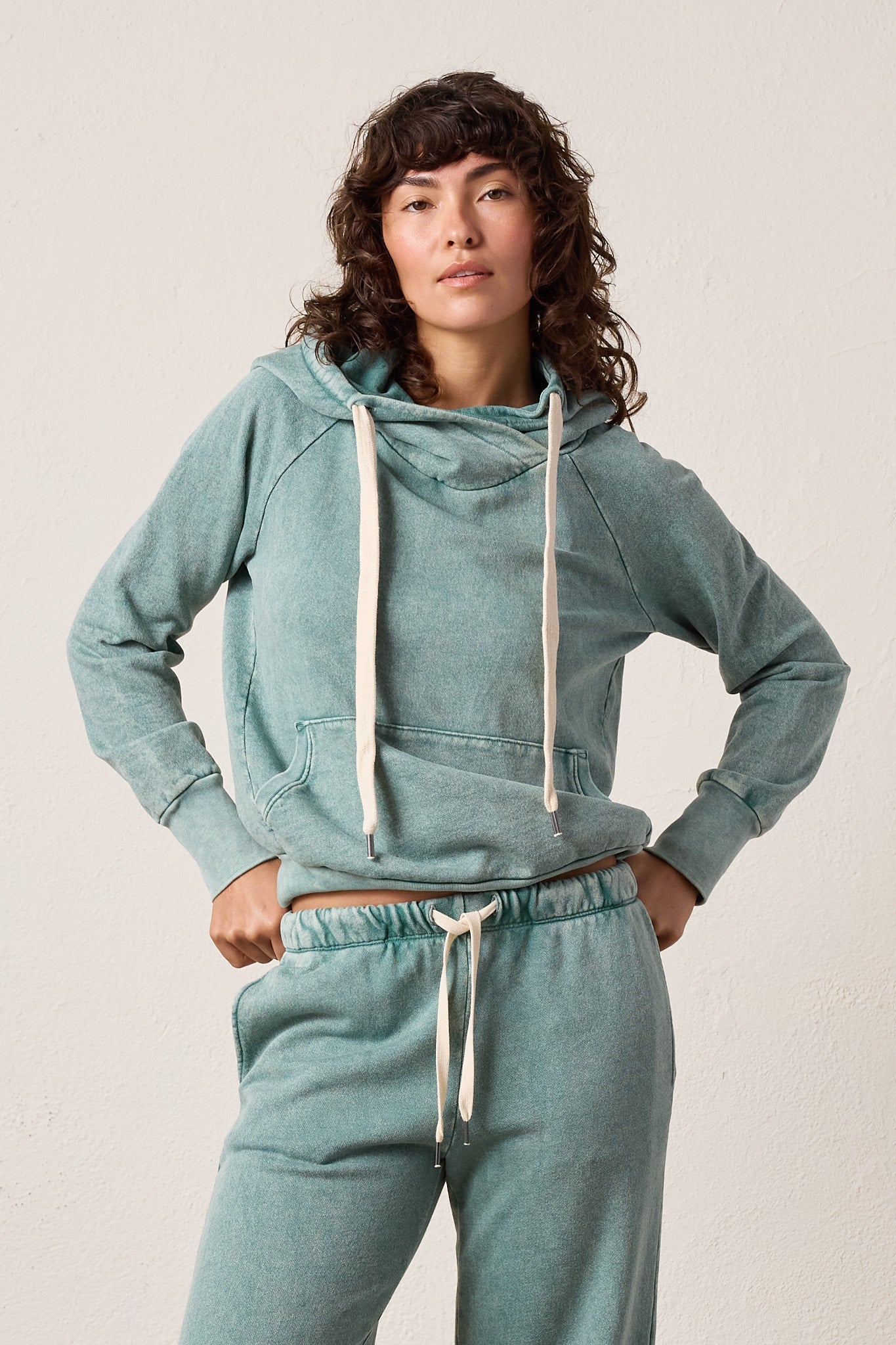 Lisse Fitted Vintage Terry Hoodie