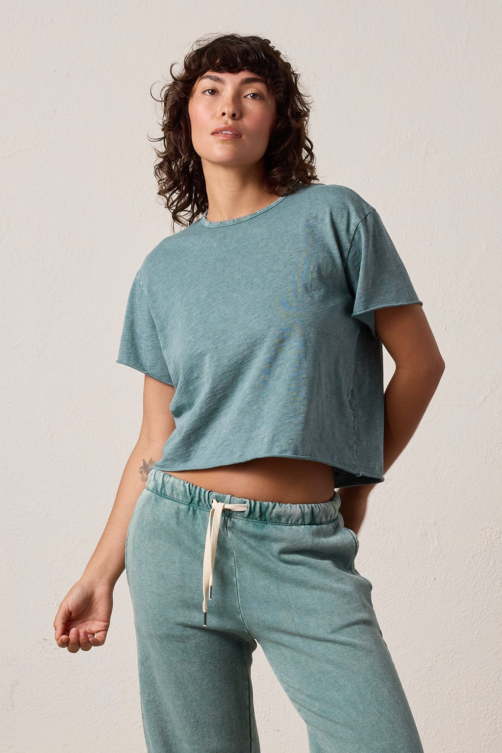 Harper Boxy Slub Jersey Tee