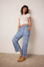 Shailey Chambray Paperbag Waist Pant