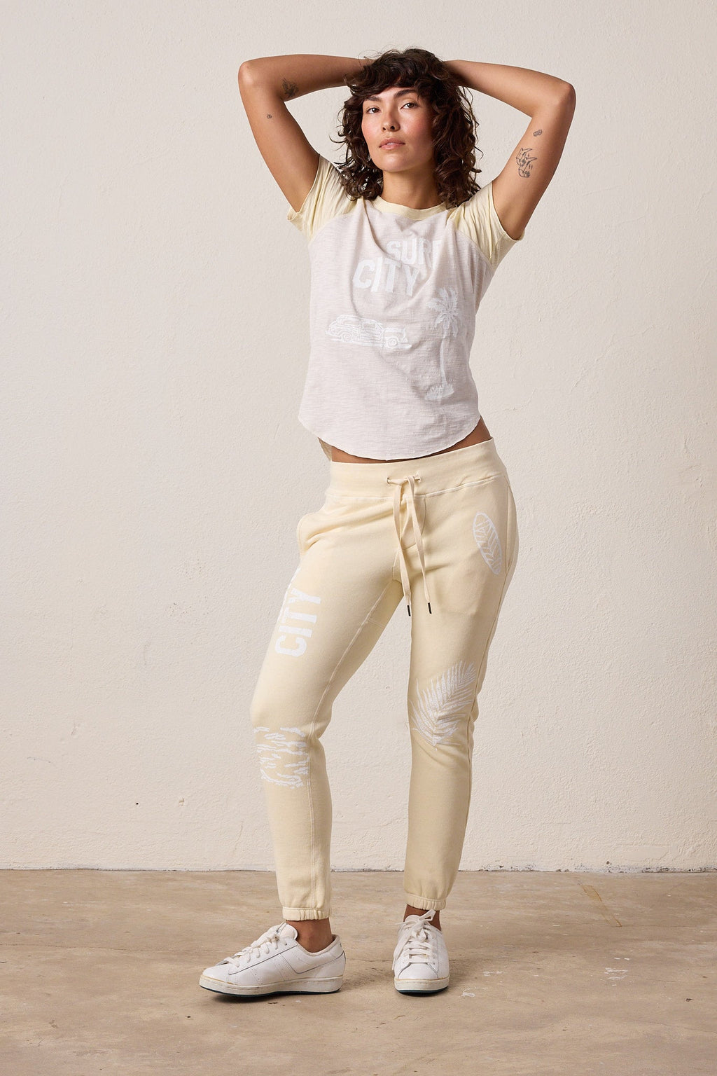 Sayde Slim Loop Terry Surf City Sweatpant