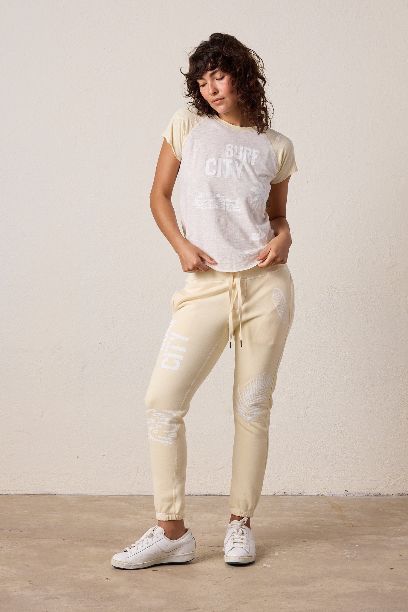 Tommy Slub Jersey Surf City Raglan Tee