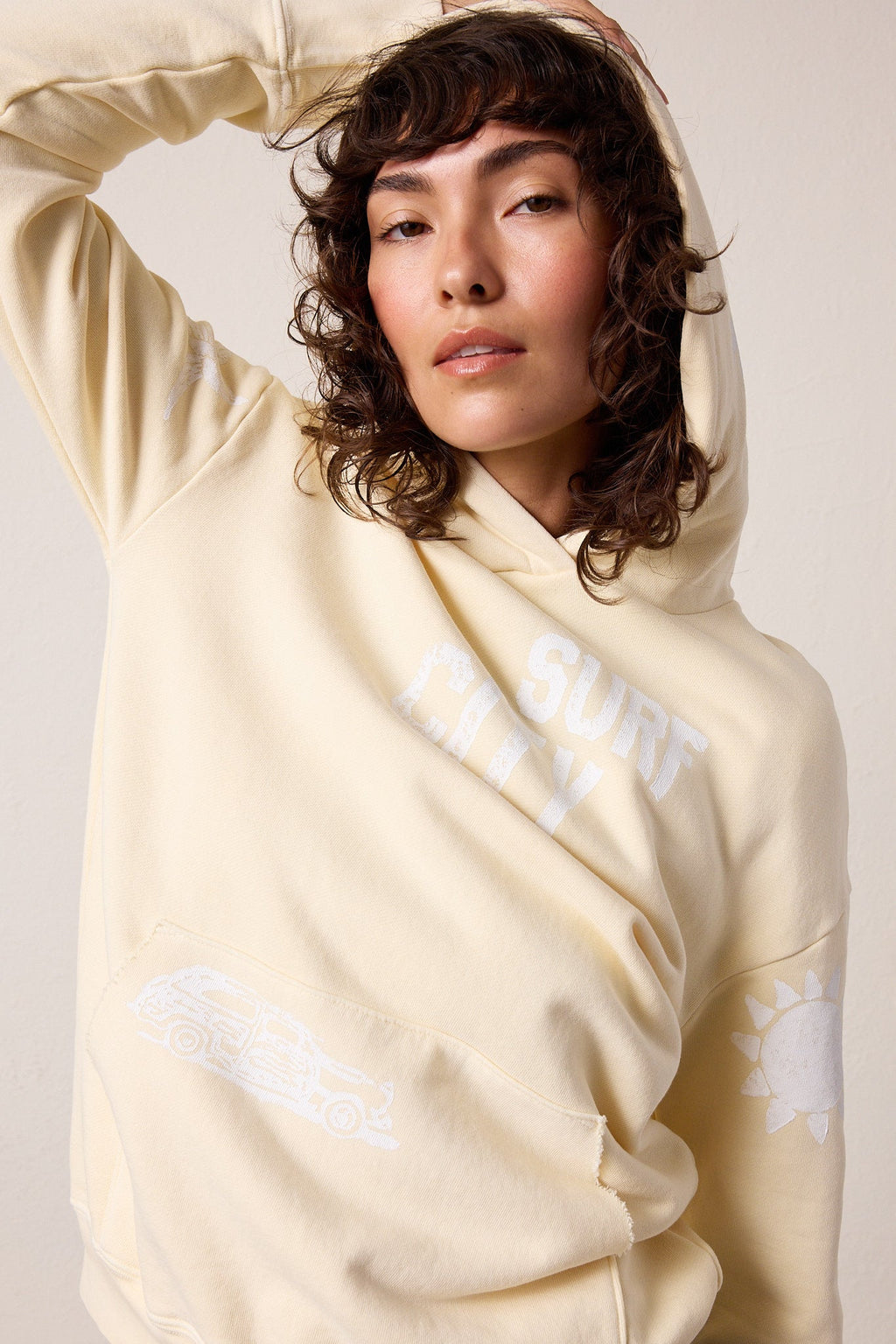 Ellis Relaxed Loop Terry Surf City Hoodie