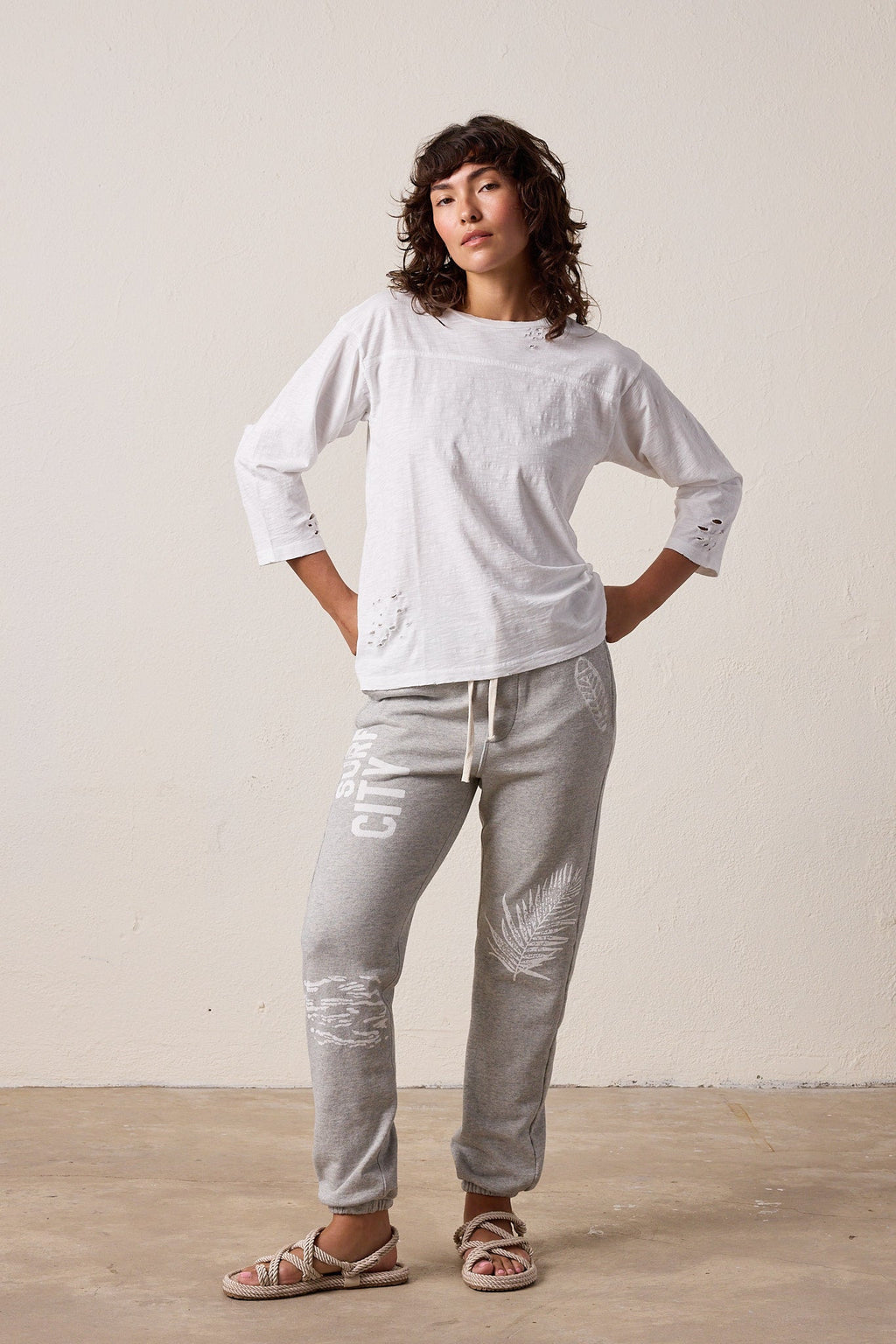 Hart Torn Slub Jersey Football Tee