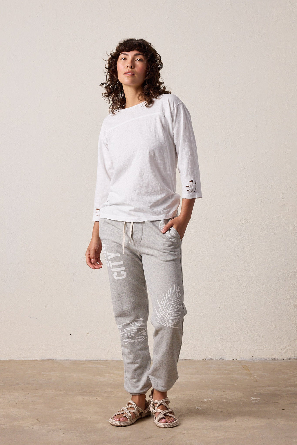 Hart Torn Slub Jersey Football Tee