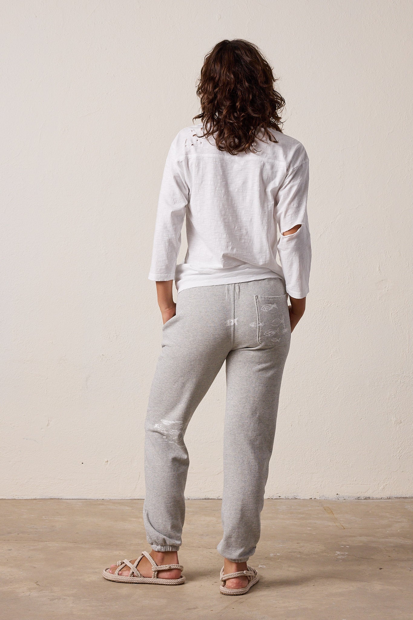 Hart Torn Slub Jersey Football Tee