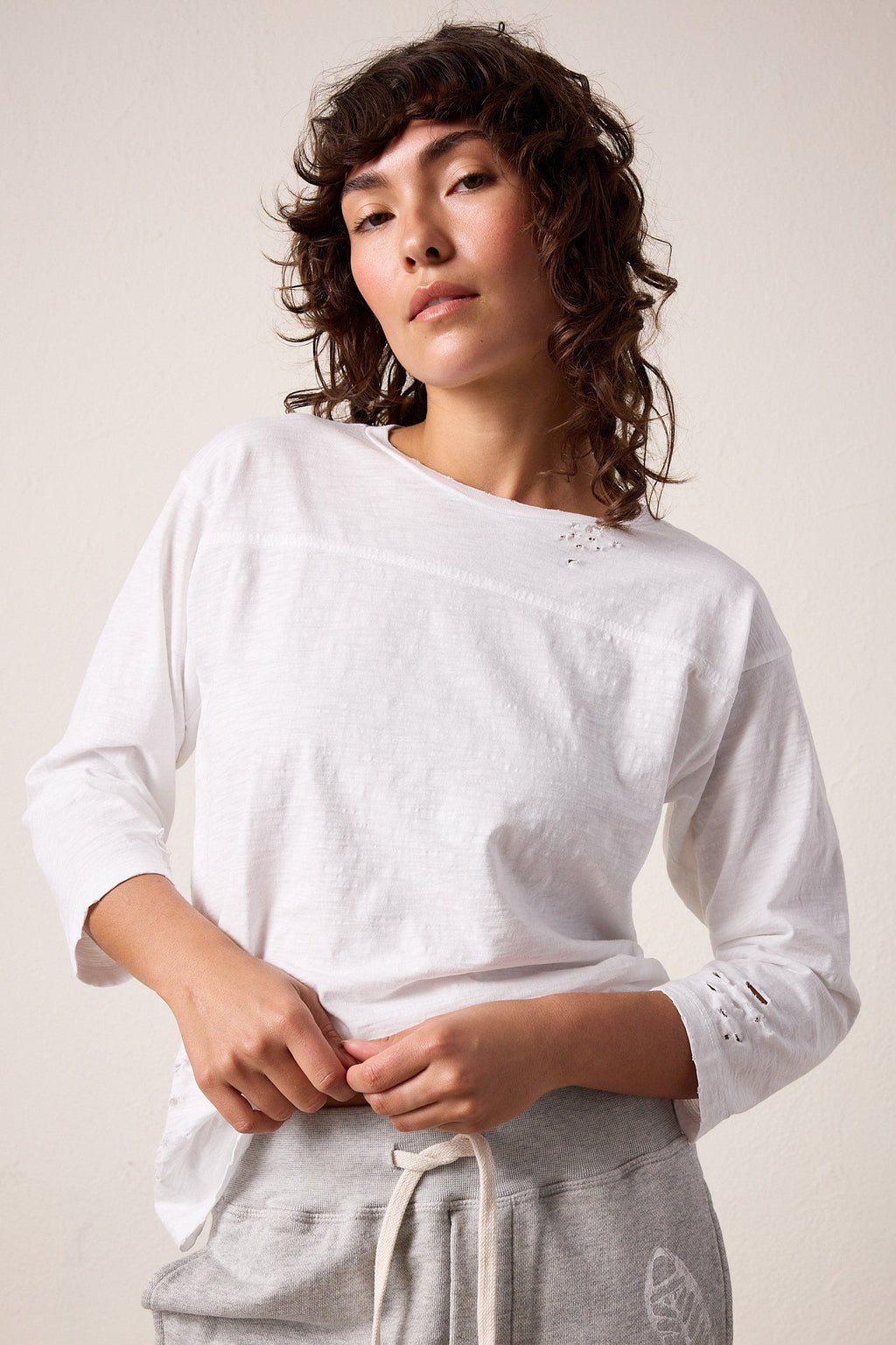 Hart Torn Slub Jersey Football Tee