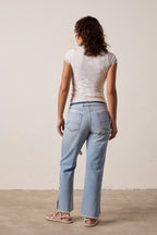 Bodhi Slub Jersey Hula Ringer Baby Tee