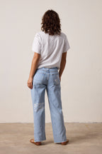 Penny Relaxed Tie Waist Hula Jean