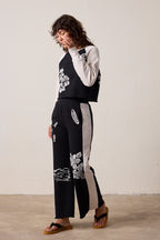 Riley Wide Leg Loop Terry Hula Pant