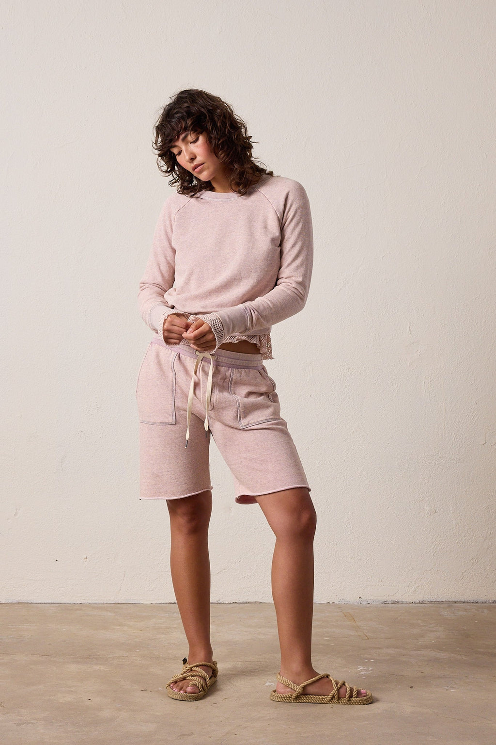 Saguro Chic Vintage Terry Sweatshirt