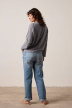 Loffler Boxy Melange Jersey Tee