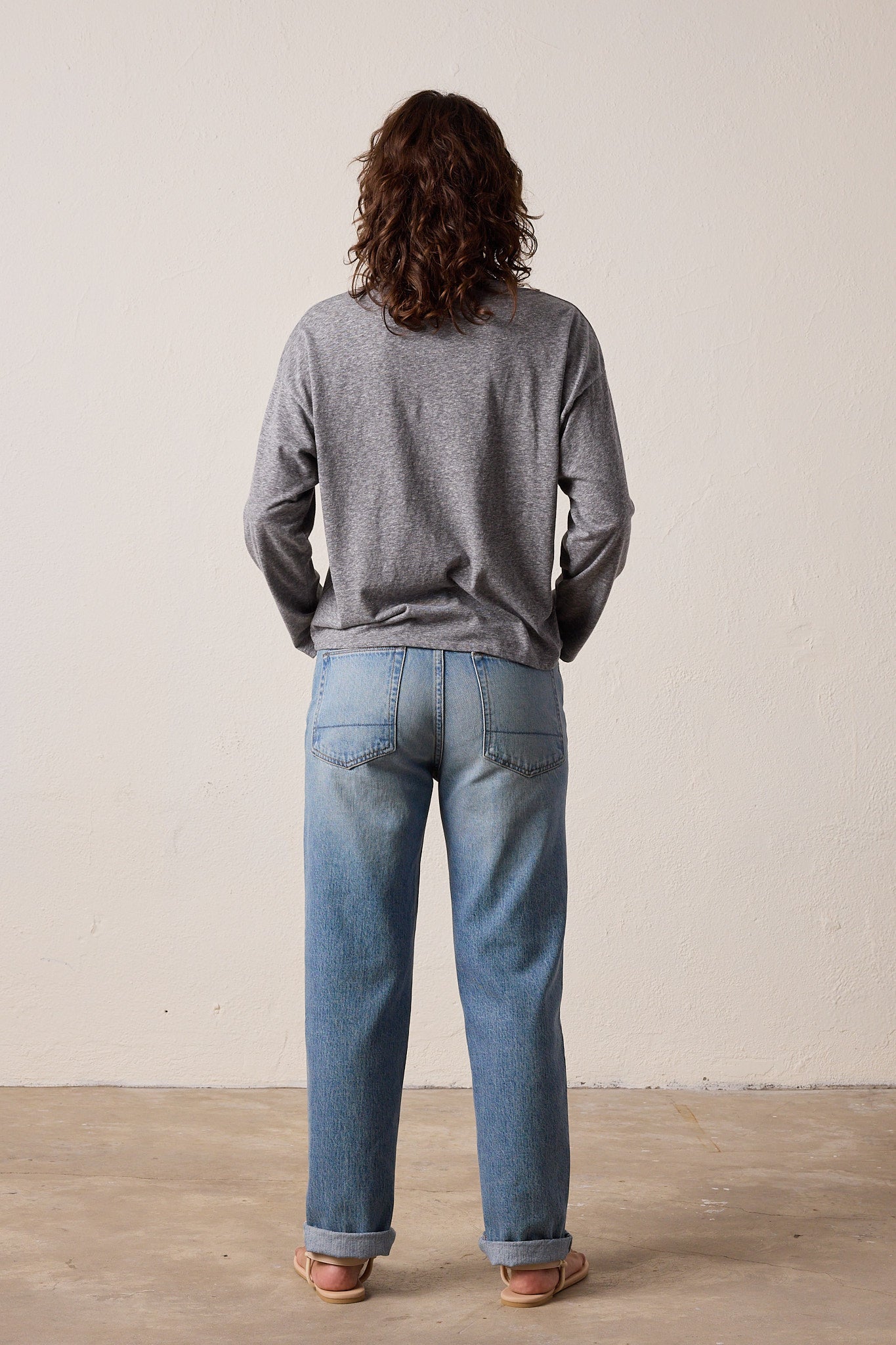 Loffler Boxy Melange Jersey Tee