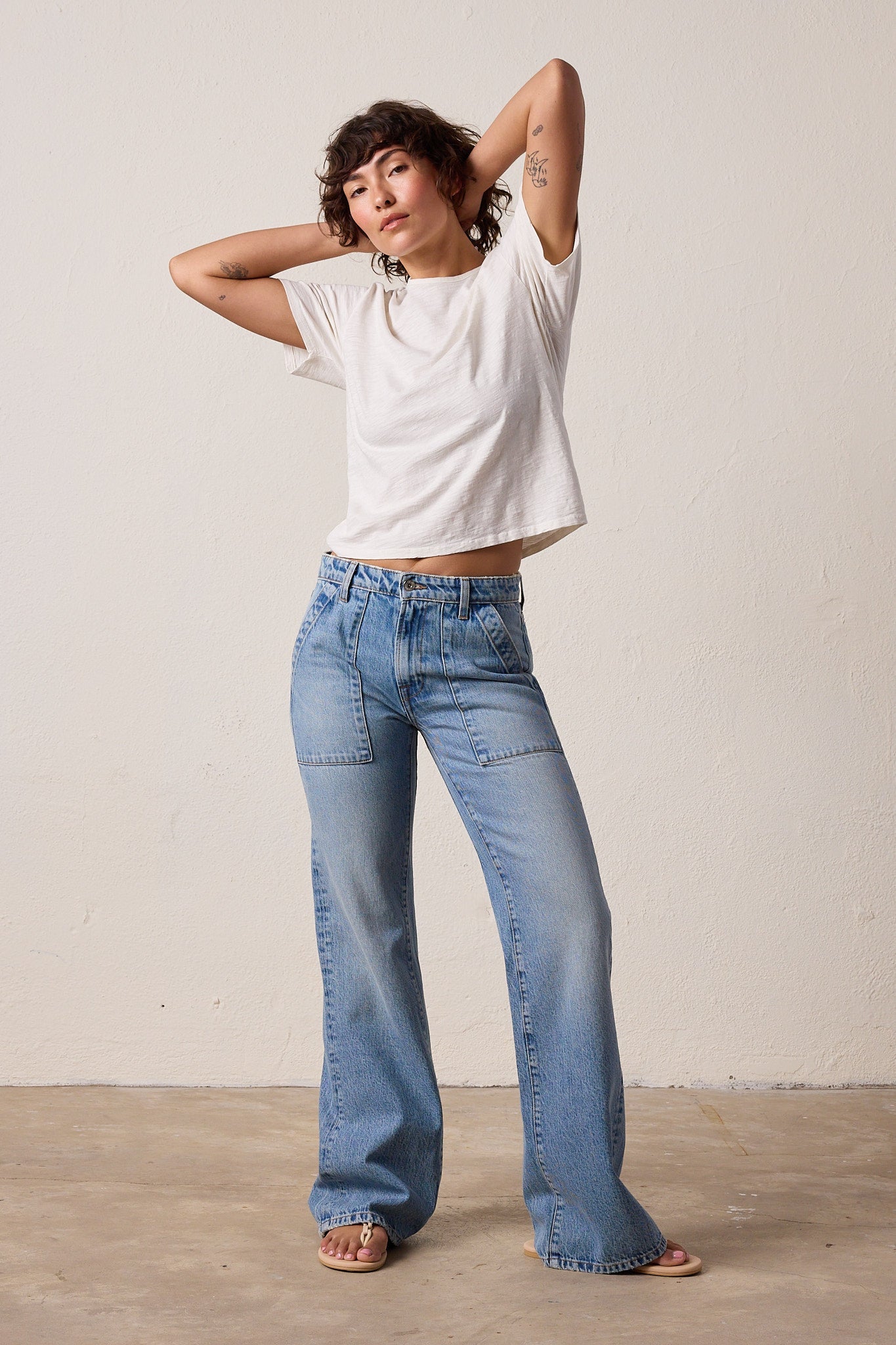 Harper Boxy Slub Jersey Tee