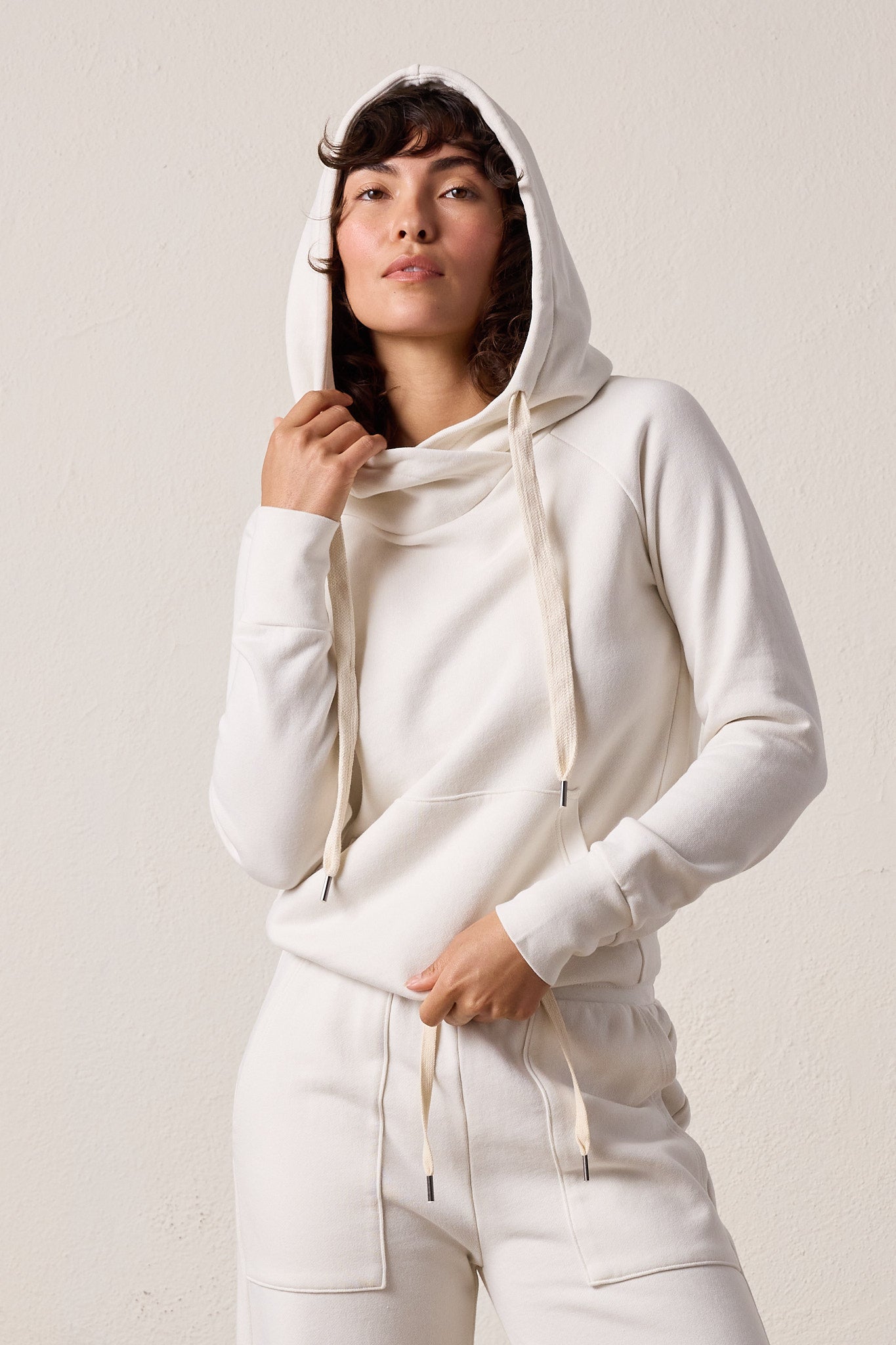Lisse Fitted Loop Terry Hoodie