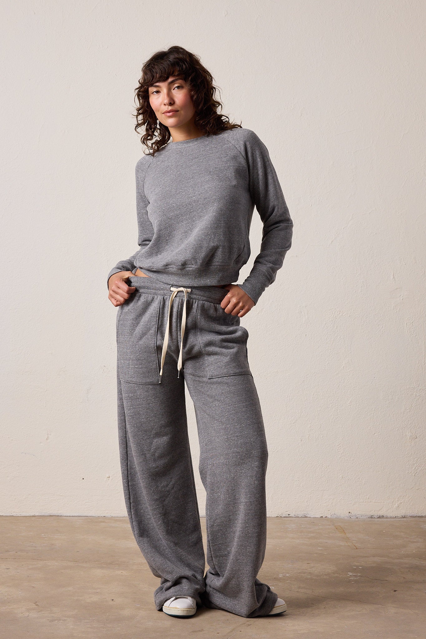 Saguro Chic Melange Terry Sweatshirt