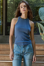 Alexa Fitted Rib Tank