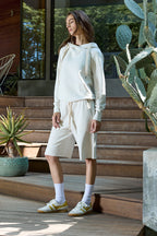 Lisse Fitted Loop Terry Hoodie